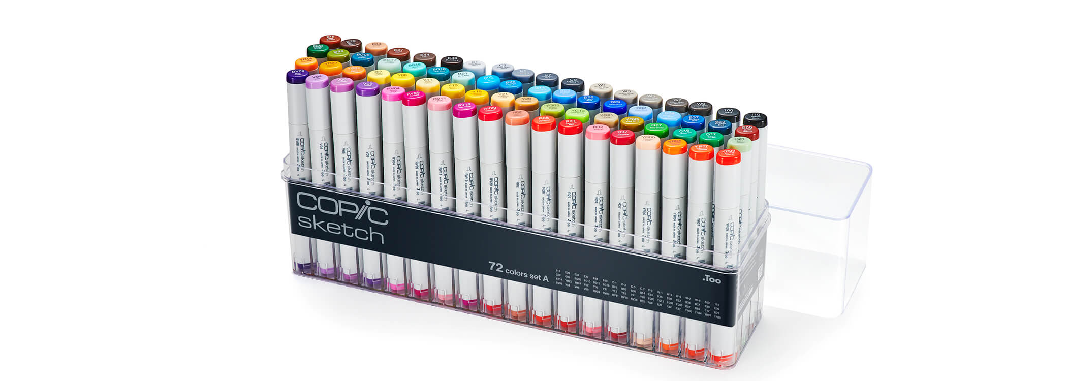Copic Sketch 72 colors set A - COPIC Official Website