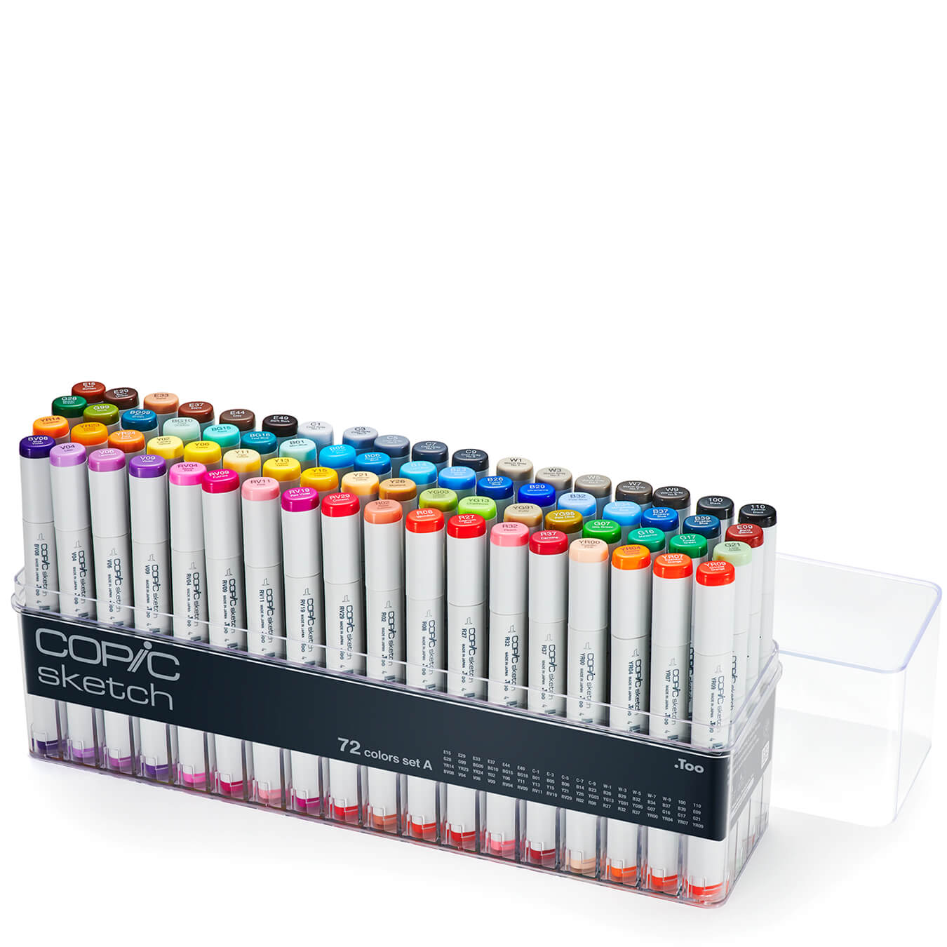 Copic Sketch 72 colors set A - COPIC Official Website