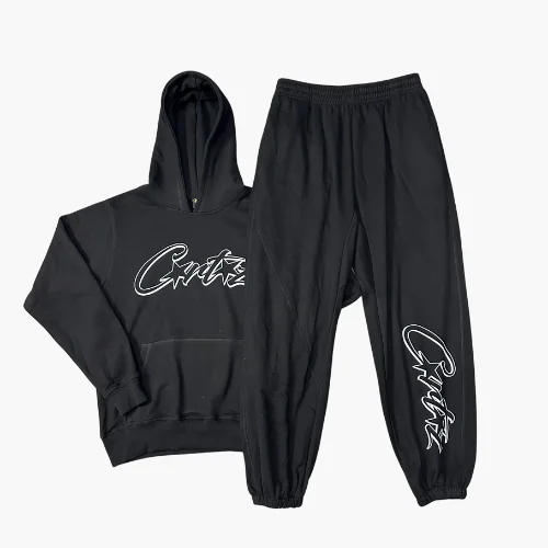 Corteiz Black Tracksuit | Premium Streetwear Set
