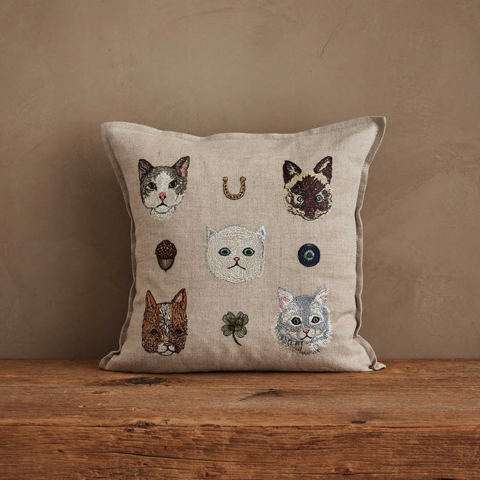 Basket Cats Pocket Pillow | Coral & Tusk