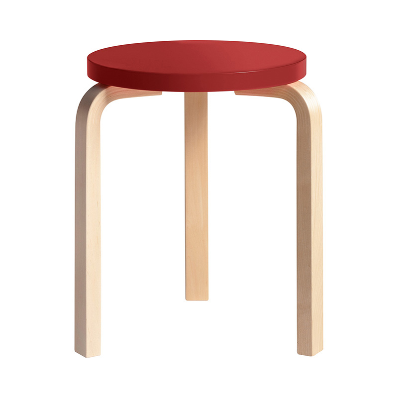ARTEK（アルテック）スツール60 ブラックラッカー ナチュラルレッグ