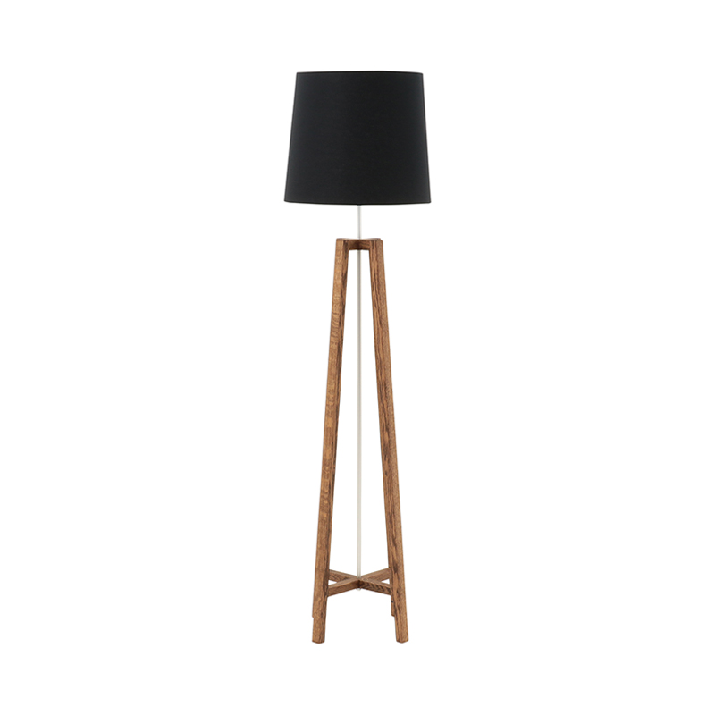 CROSS FLOOR LIGHT STAND DARK SHADE BLACK｜5%point | THE CONRAN