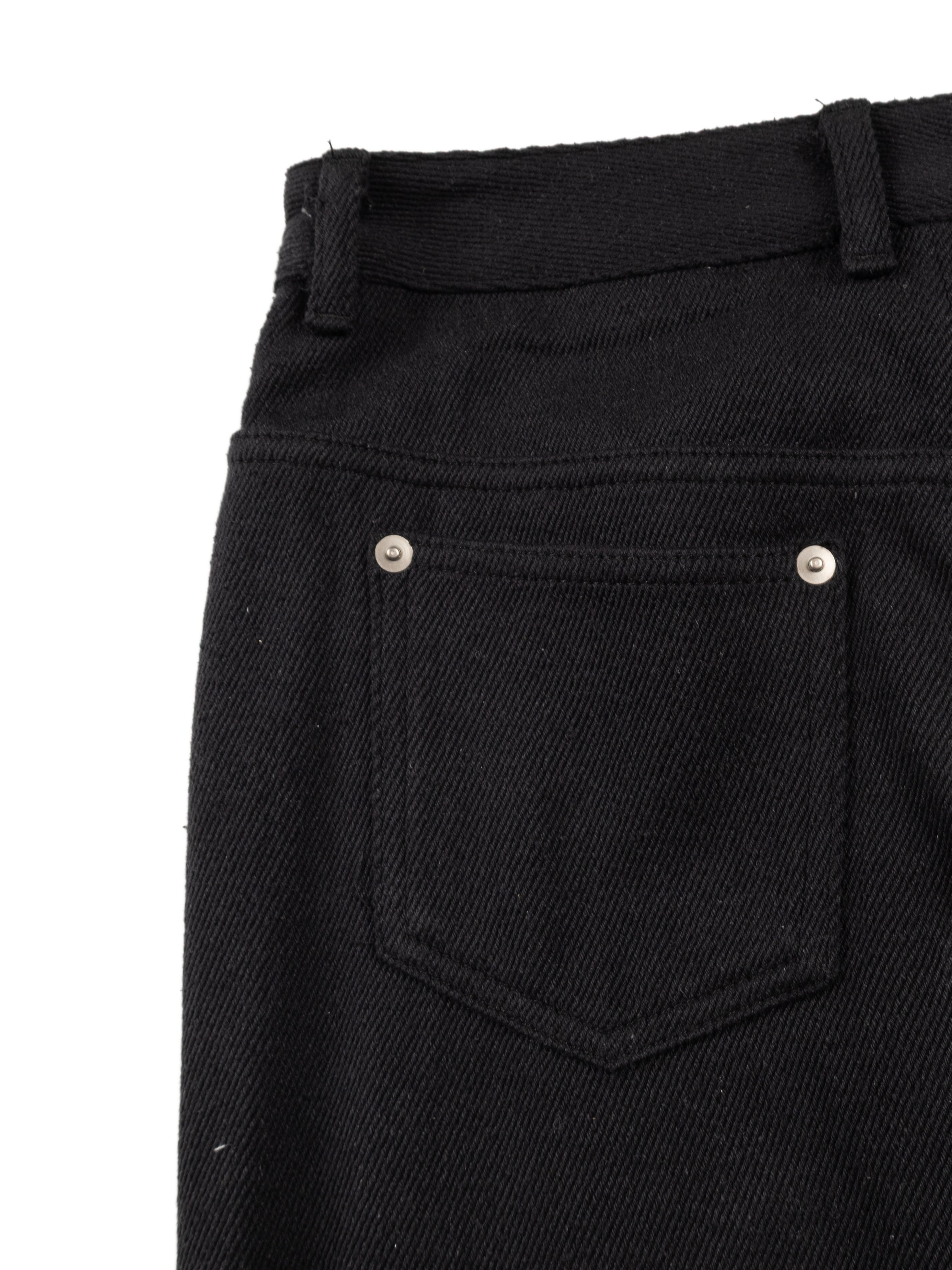 SILK NEP DENIM PANTS for WOMEN｜BLACK – Cornier