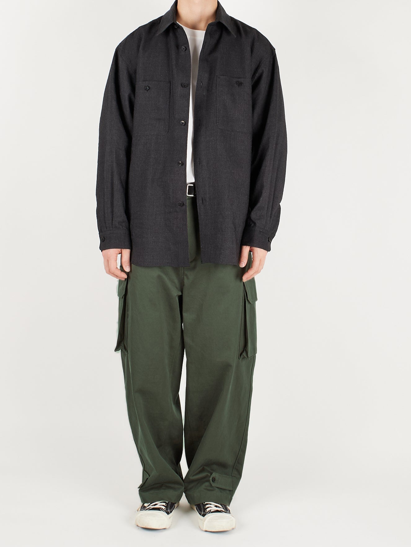 FINX/ZIMBABWE COTTON M-47 CARGO PANTS｜BLACK – Cornier