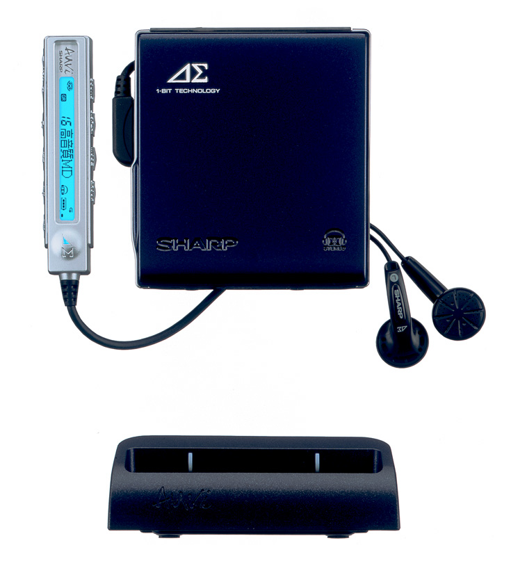 1ビットポータブルMDプレーヤー「Auvi(アウビィ)」<MD-DS70-S/-B/-R/-W