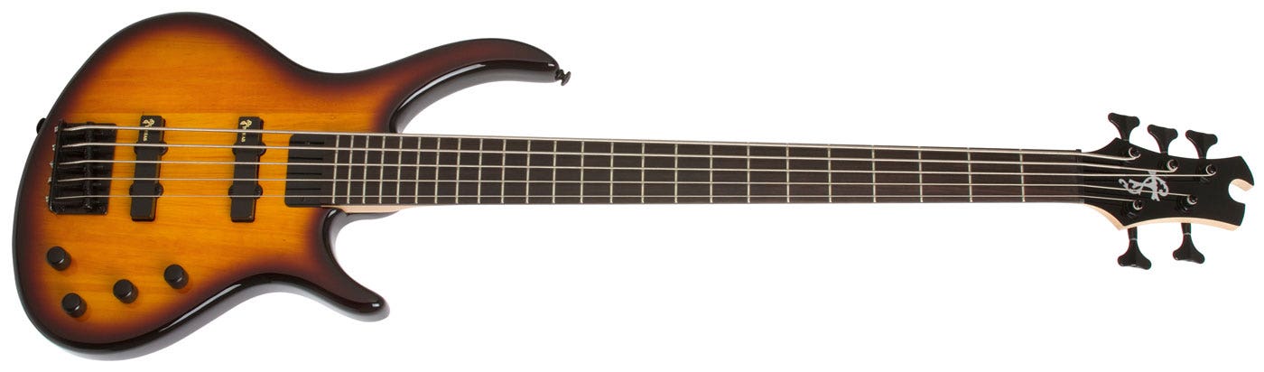 EPIPHONE TOBY DELUXE V - VINTAGE SUNBURST - 5 STRING BASS Rockshop