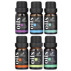 トップ6エッセンシャルオイルセット、6本セット、各10ml（0.33液量オンス）