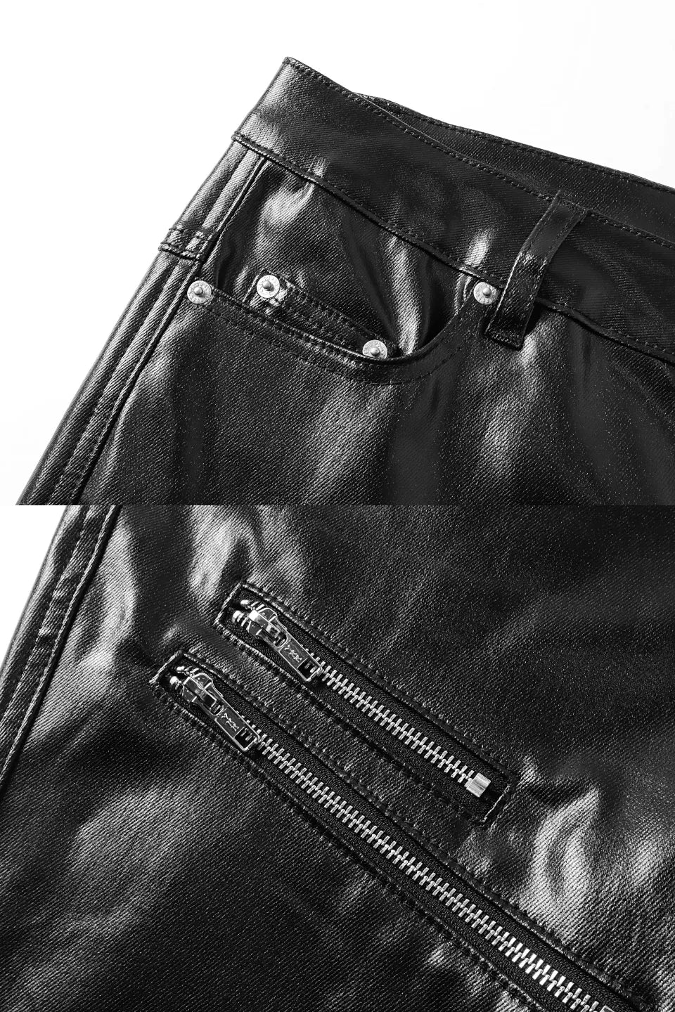 REBEL WAVE レベルウェーブ｜RХЯ Black Liquid Metal Coated Zipper