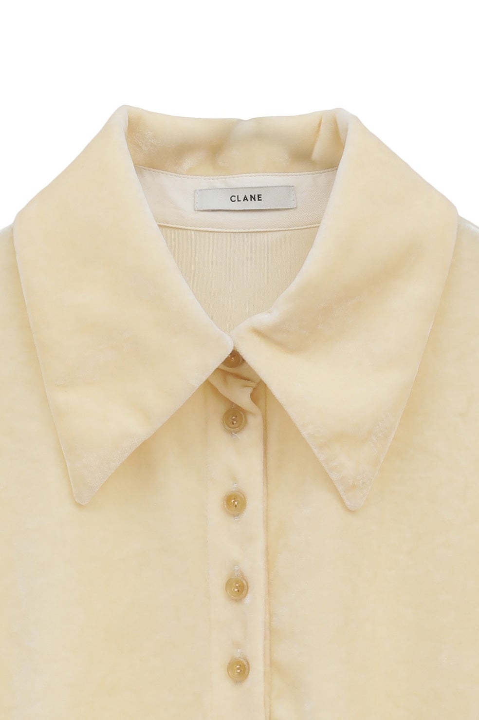 CRUSHED VELOUR POLO TOPS｜TOPS(トップス)｜CLANE OFFICIAL ONLINE STORE