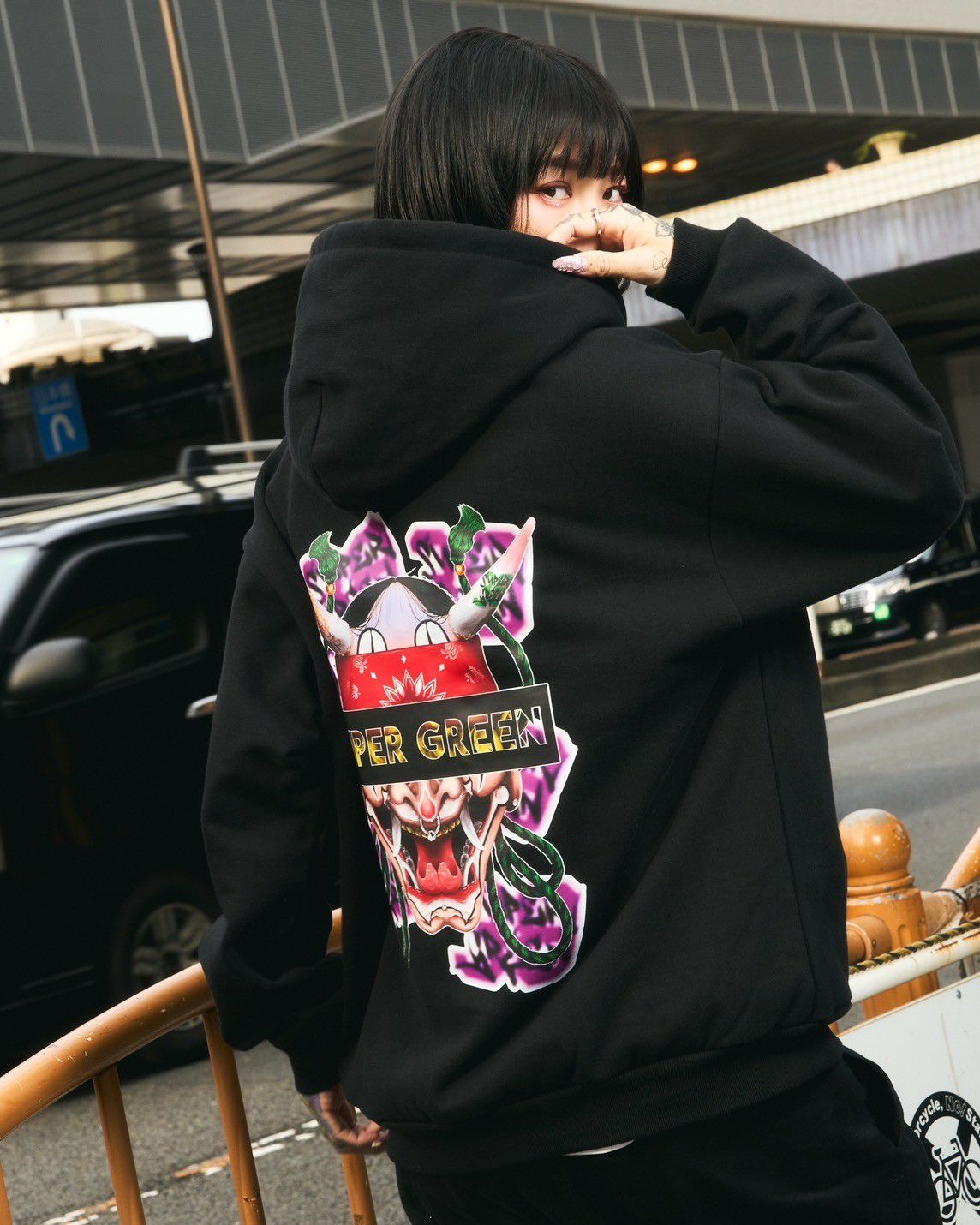 SG NEO HANNYA Zip Parker（Black） | Classic clothing