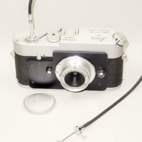 Leica MDa Post. 24×27 (1972) camera With Leica 2,8cm f5,6 Summaron