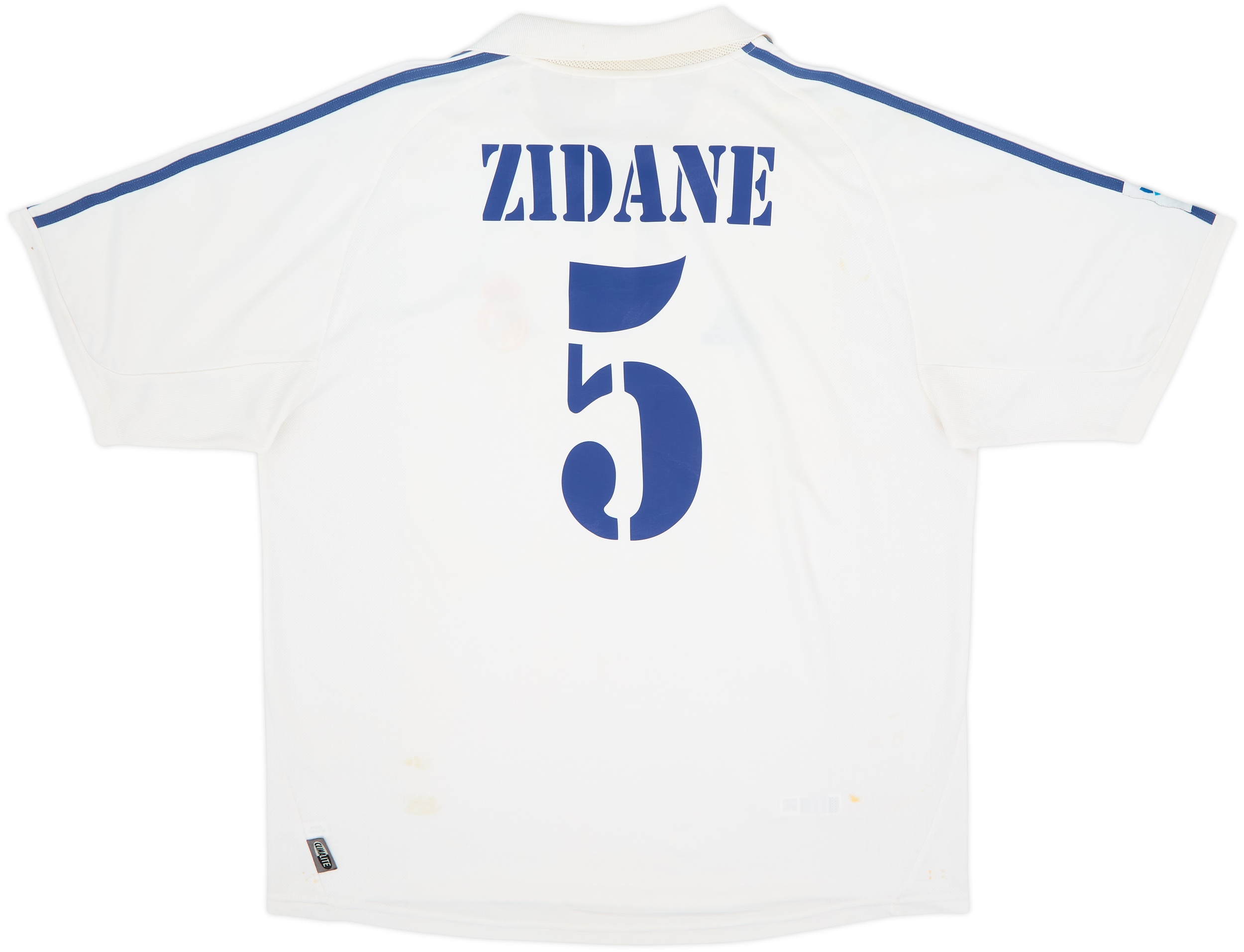 2001 Real Madrid Home Shirt Zidane #5 - 7/10 - (XL)