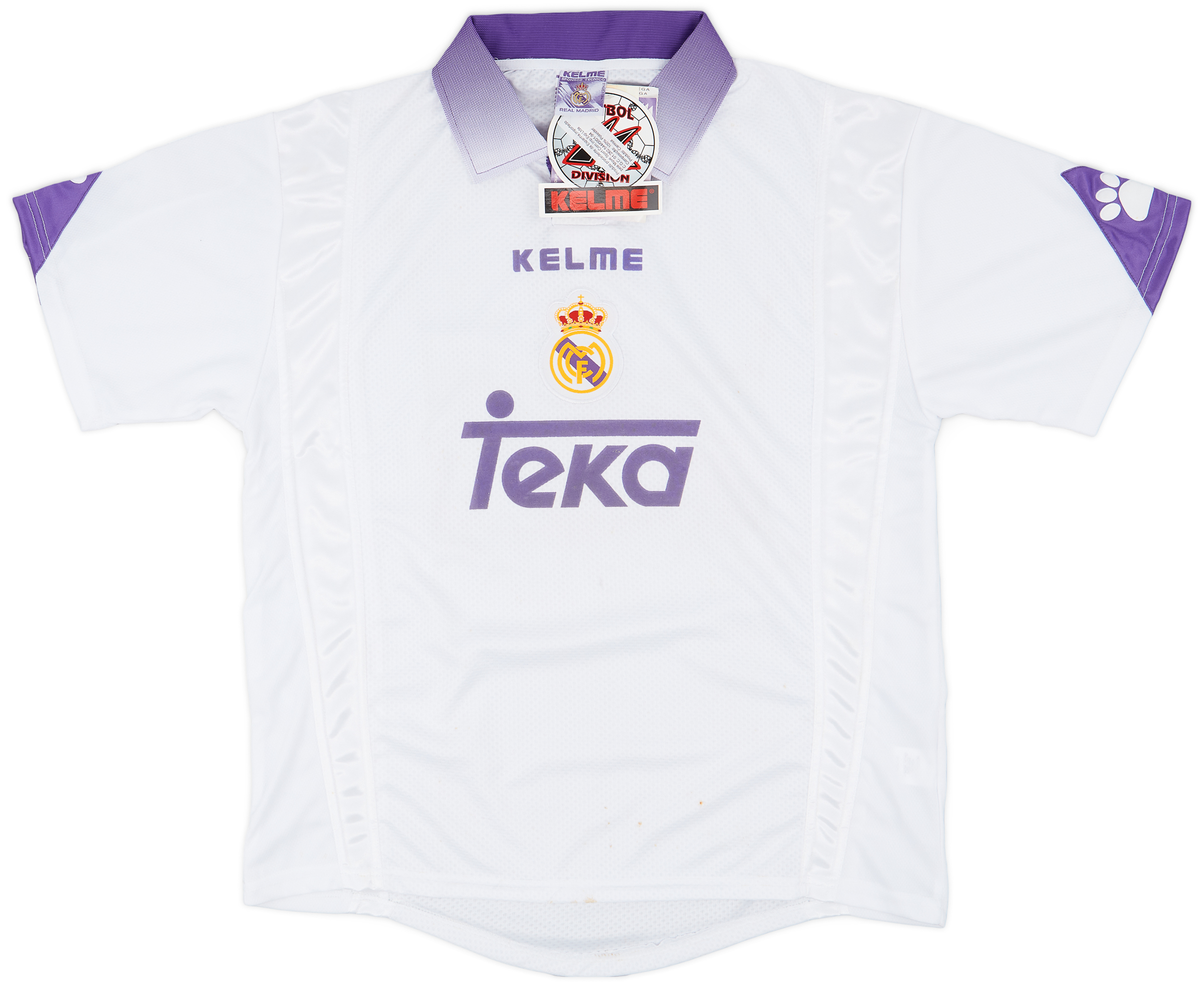 KELME レアル・マドリード 長袖 ユニフォーム 紫 97-98 KELME レアル