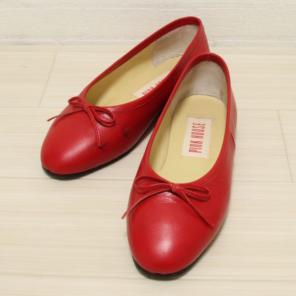 赤バレエシューズ - ピンクハウス通販｜リサイクルブティックClub CANDY