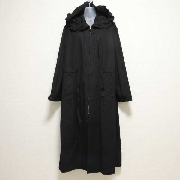 黒フード付きロングコート - ピンクハウス通販｜リサイクルブティック