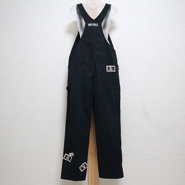 黒ペアくま刺繍オーバーオール - ピンクハウス通販｜リサイクル