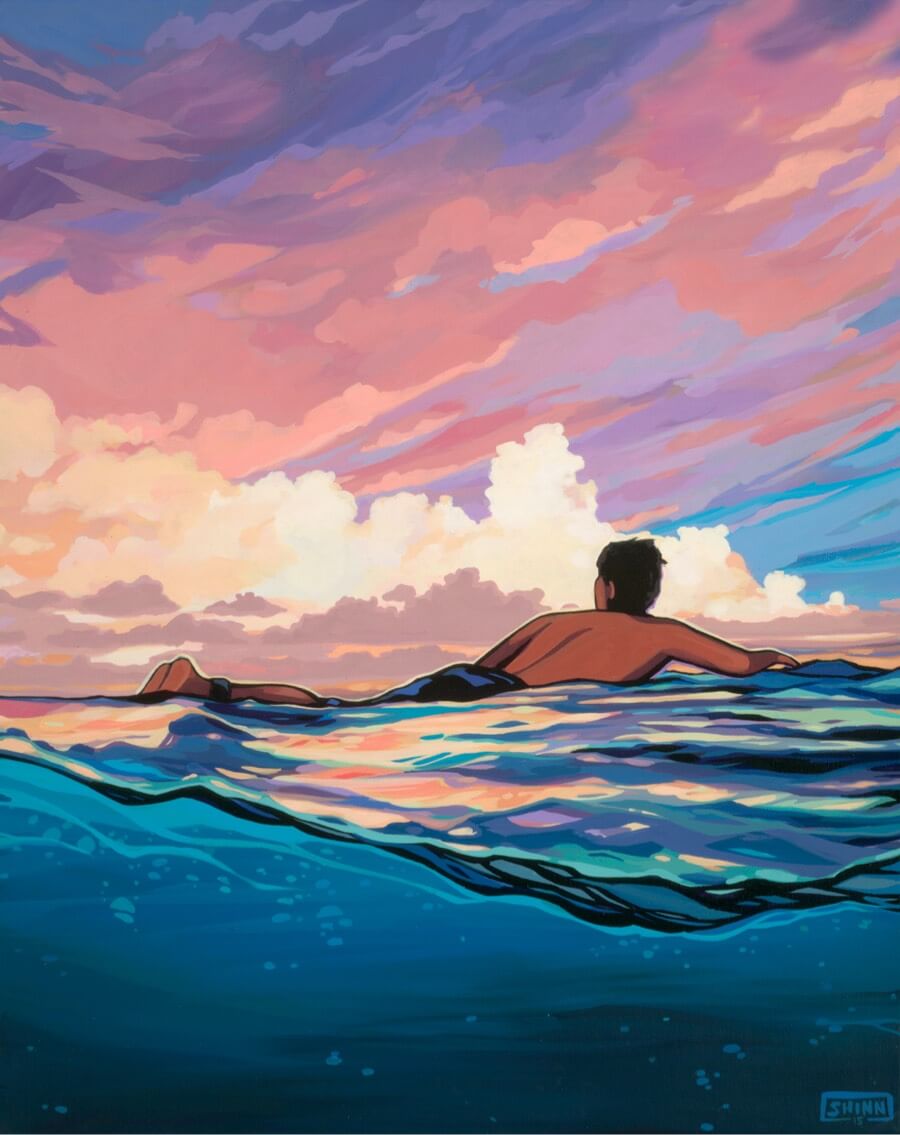 Christie Shinn — Surf Artist in Oahu, Hawaii (via Canada)
