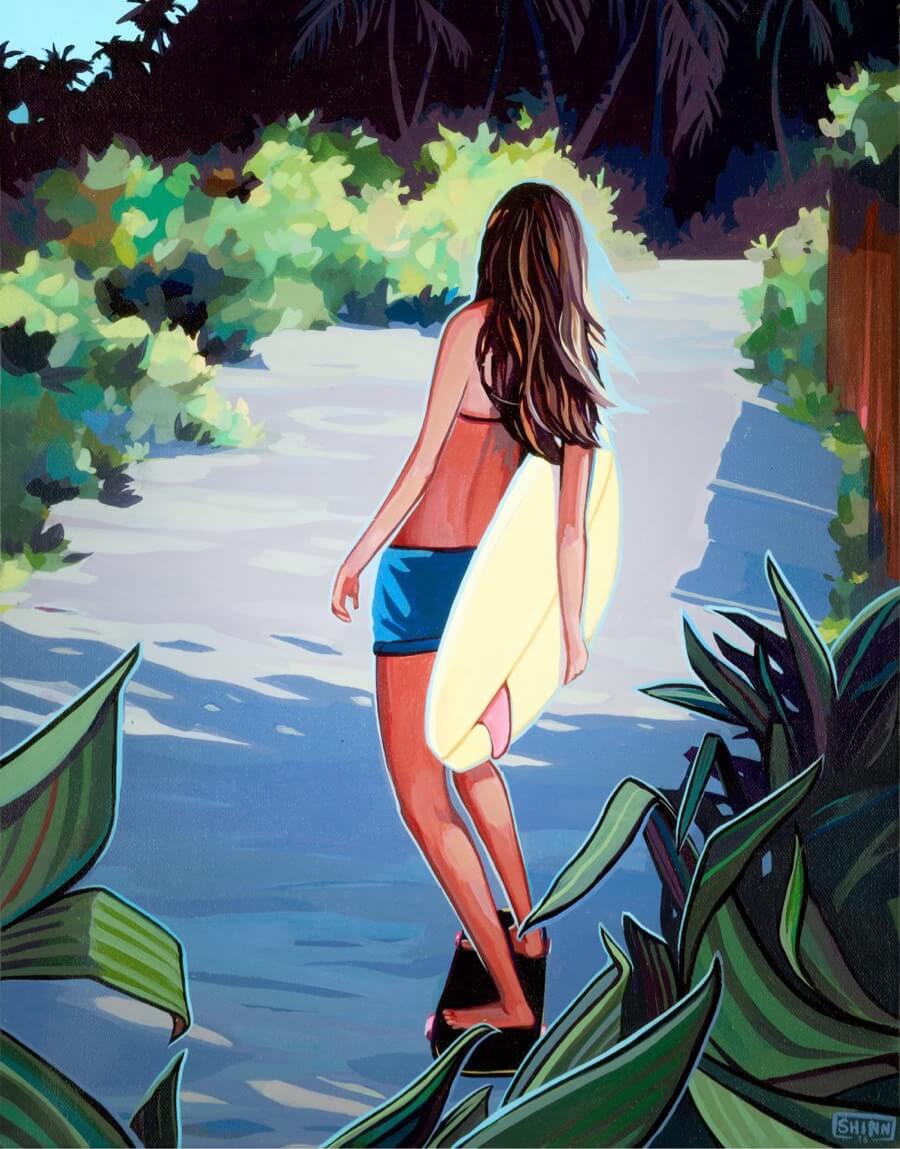 Christie Shinn — Surf Artist in Oahu, Hawaii (via Canada)