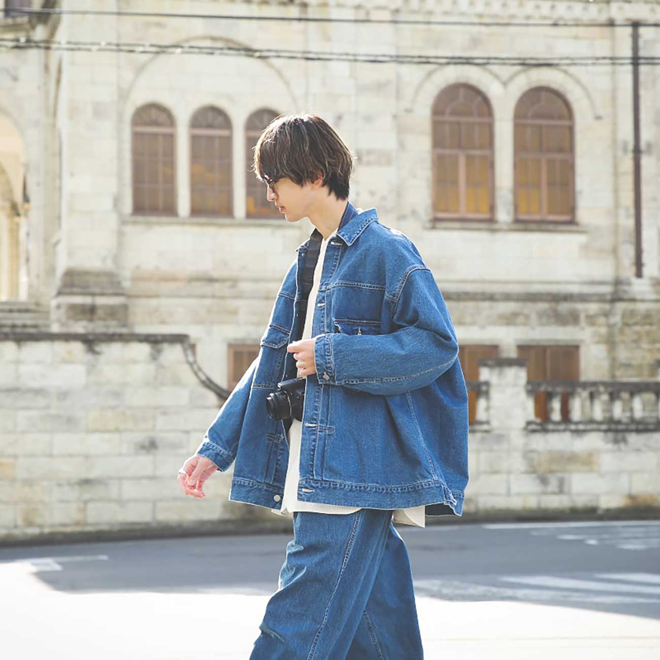 Graphpaper、別注のオーバーサイズデニムジャケット＆パンツ登場 | clumsy