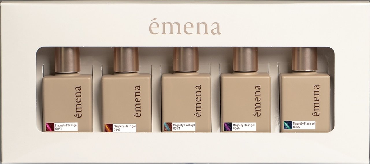 エメナ マグネティフラッシュジェル 5色セット0041～0045 | émena