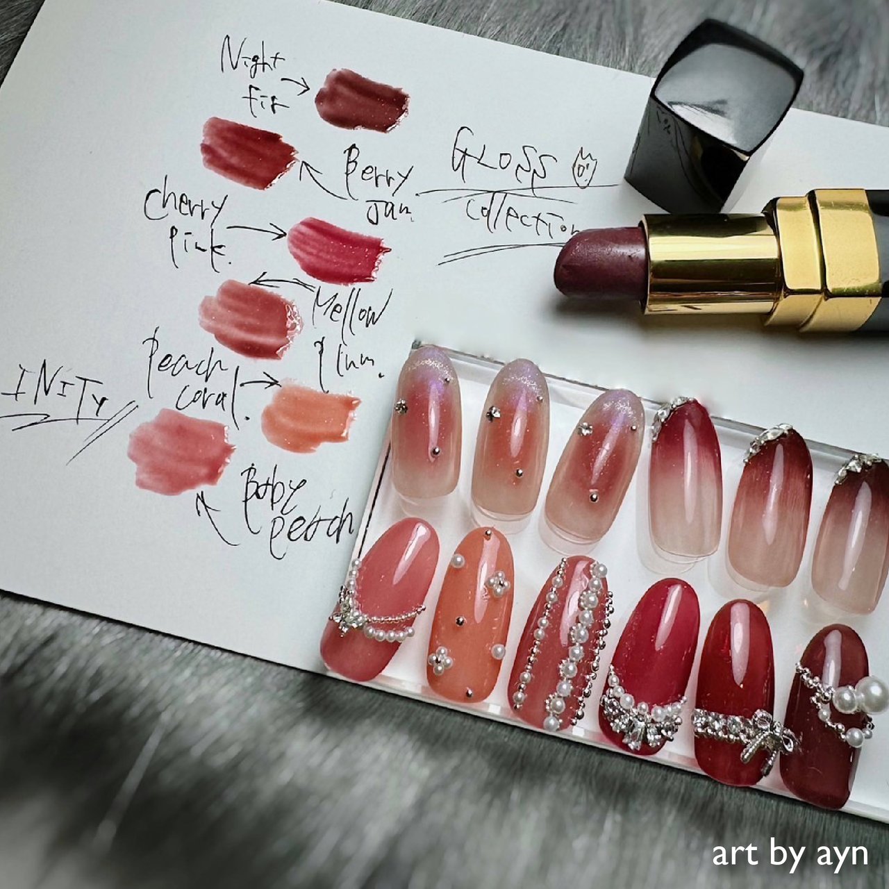 アイニティ ハイエンドカラー グロスコレクション6色セット | INITY