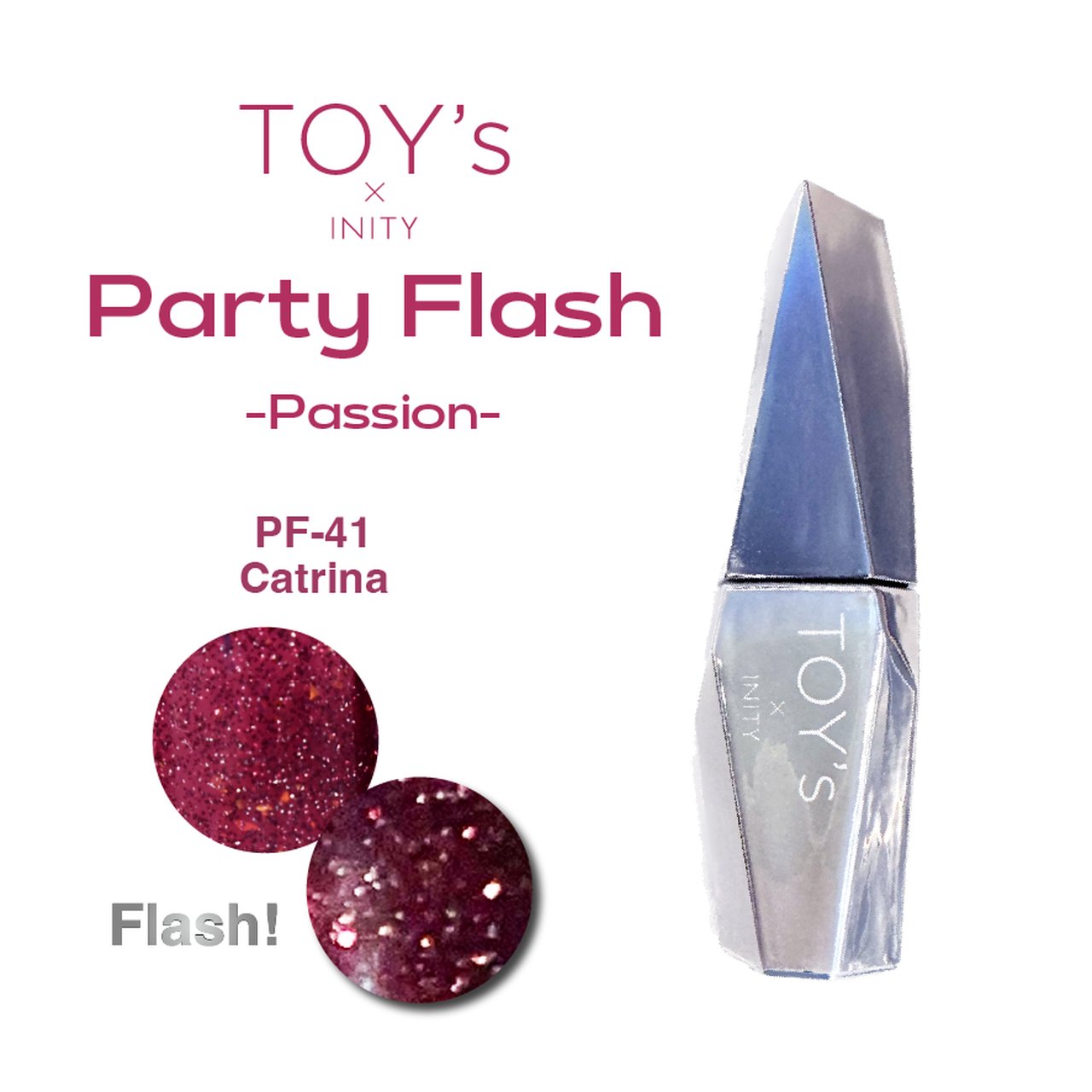 TOY＇s x INITY パーティーフラッシュ パッション T