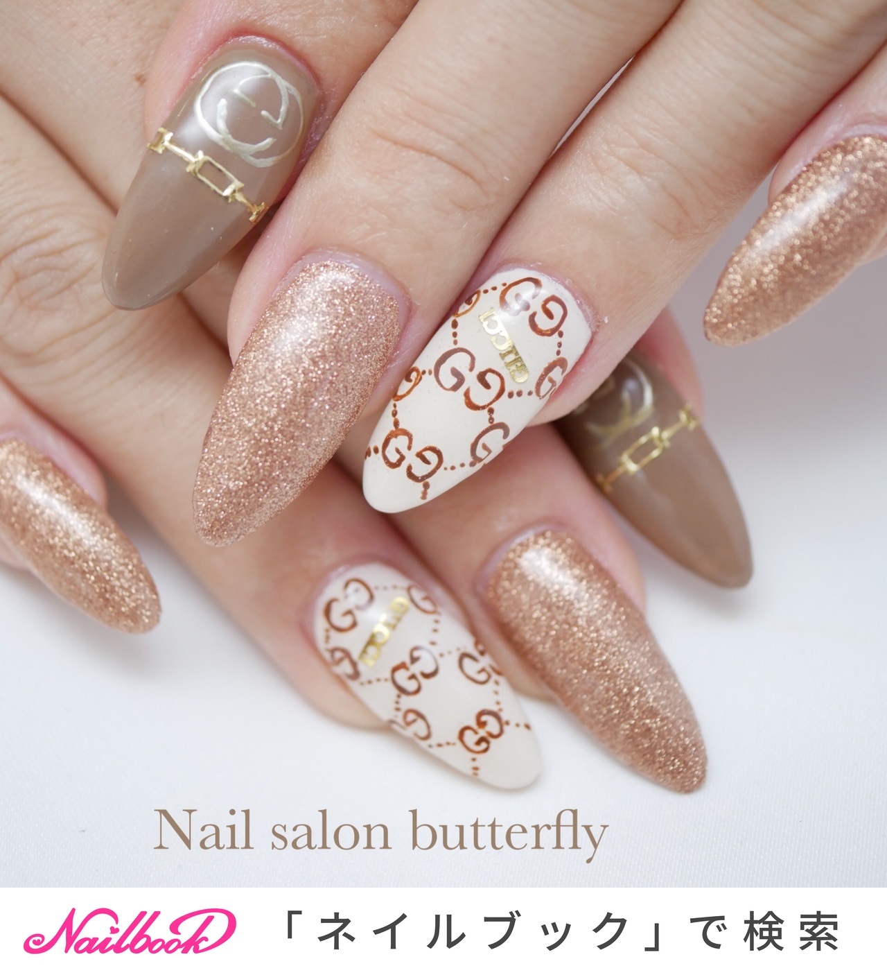人気順｜ハンド/イニシャル/＃GUCCIネイルのネイルデザイン｜ネイルブック