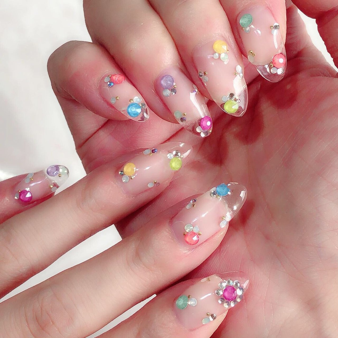 春/夏/海/リゾート/ハンド - chapaのネイルデザイン[No.4587651