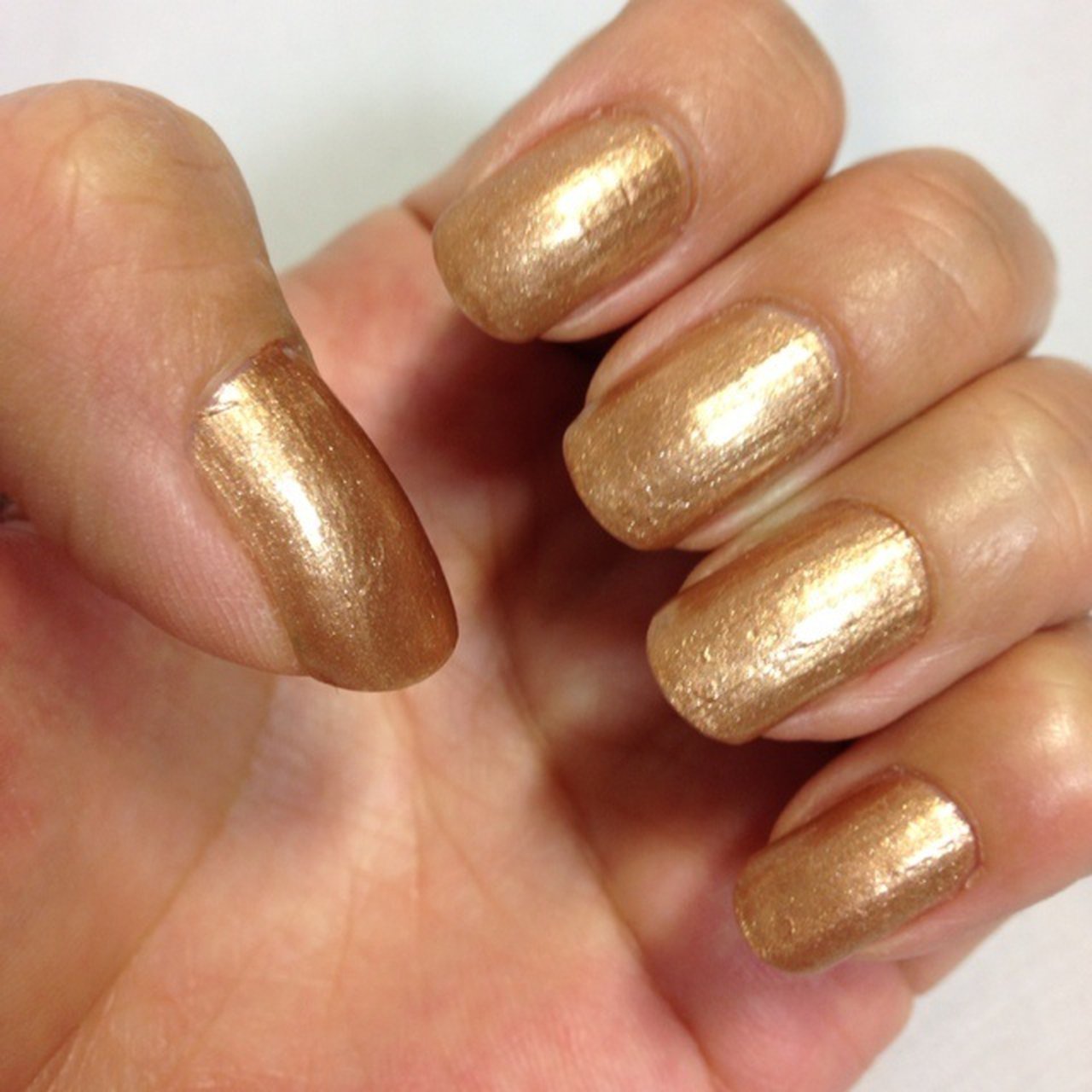 秋/ハンド/ゴールド/マニキュア/セルフネイル - acjのネイルデザイン