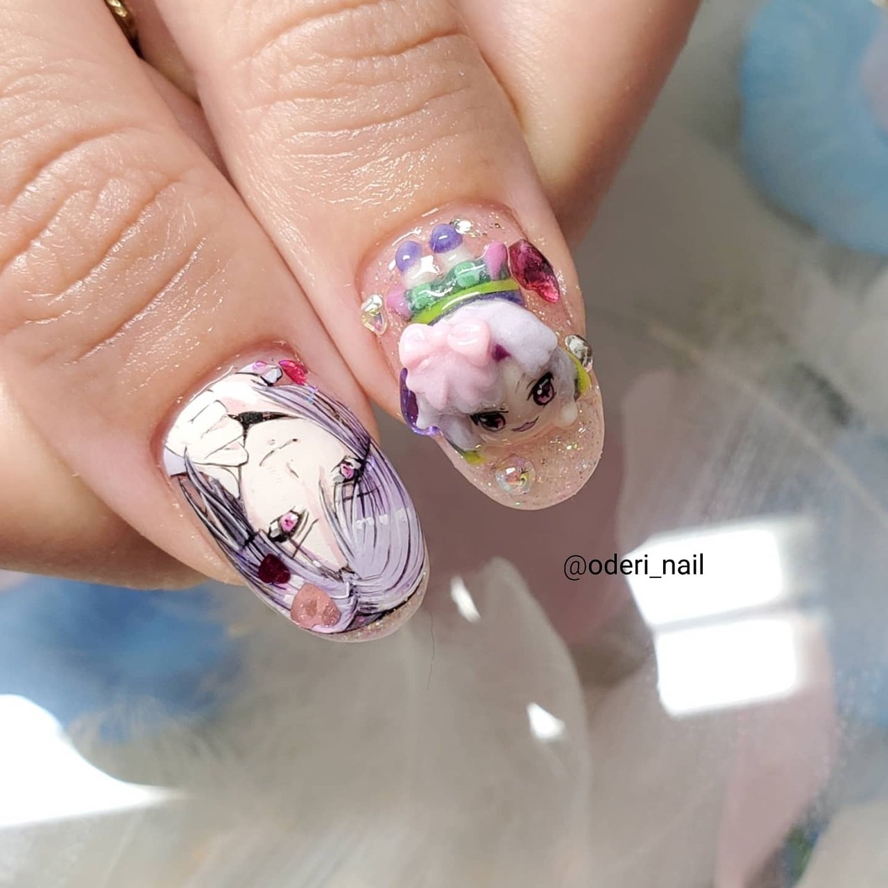 ゆみ@痛ネイルキャラネイルのネイルデザイン[No.6514294]｜ネイルブック