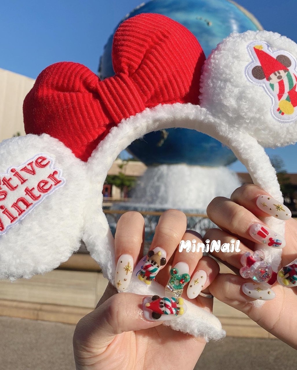 冬/クリスマス/デート/女子会/ハンド - Lobo Jhuのネイルデザイン[No