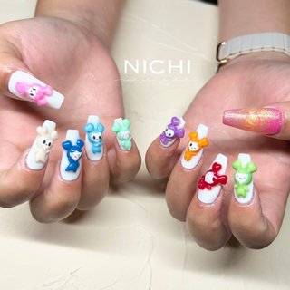 人気順｜カラフル(レインボー)/#twiceネイルのネイルデザイン｜ネイル