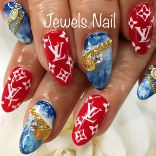 人気順｜#シュプリームのネイルデザイン｜ネイルブック