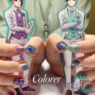 糸師凛ネイルのネイルデザイン｜ネイルブック