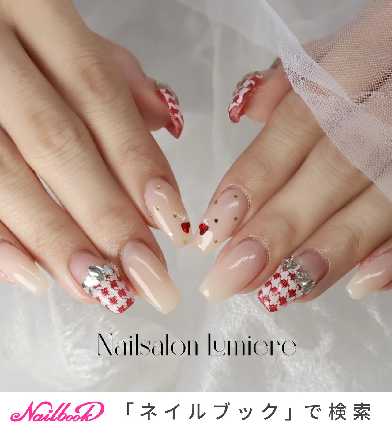 千鳥柄/ワンホンのネイルデザイン｜ネイルブック