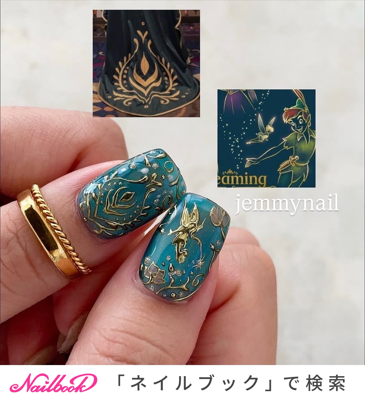 ティンカーベルネイルのネイルデザイン｜ネイルブック