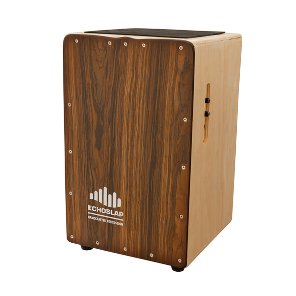SO401-BR | Solid Electric Cajon - Brazilian Rosewood | Echoslap by