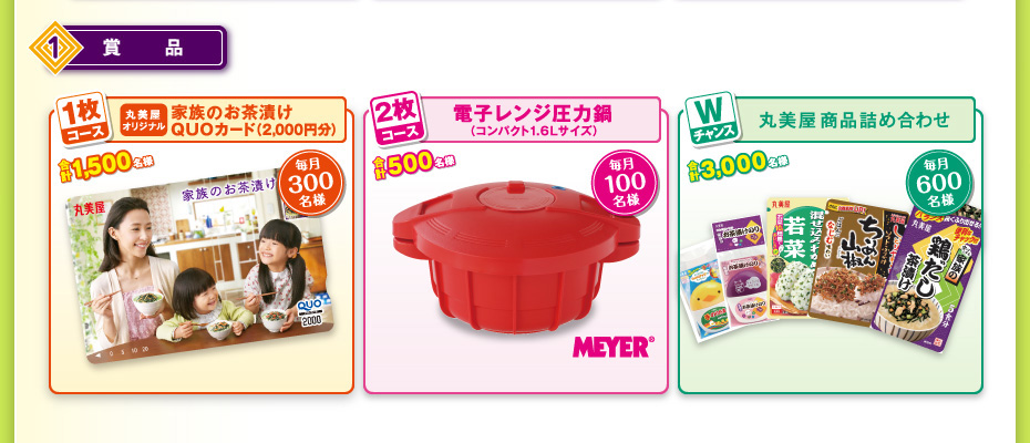 家族のお茶漬けキャンペーン│丸美屋