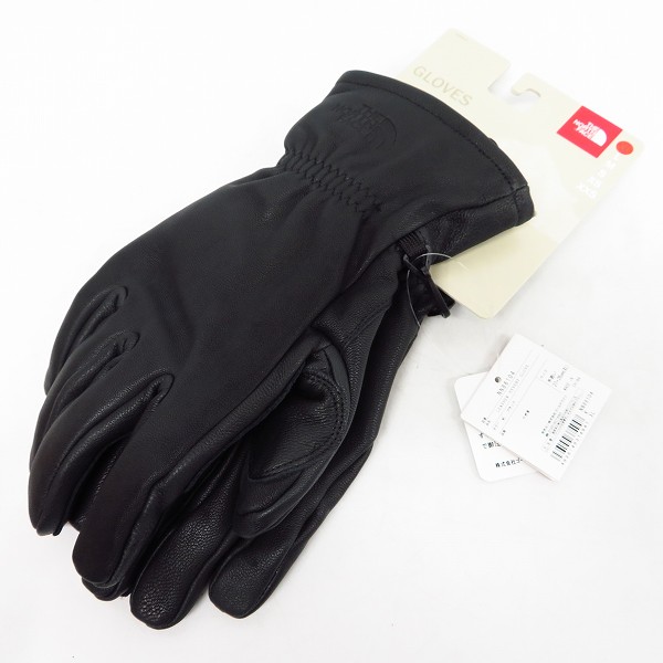 未使用】THE NORTH FACE/ノースフェイス レザー グローブ NN86104/XLの