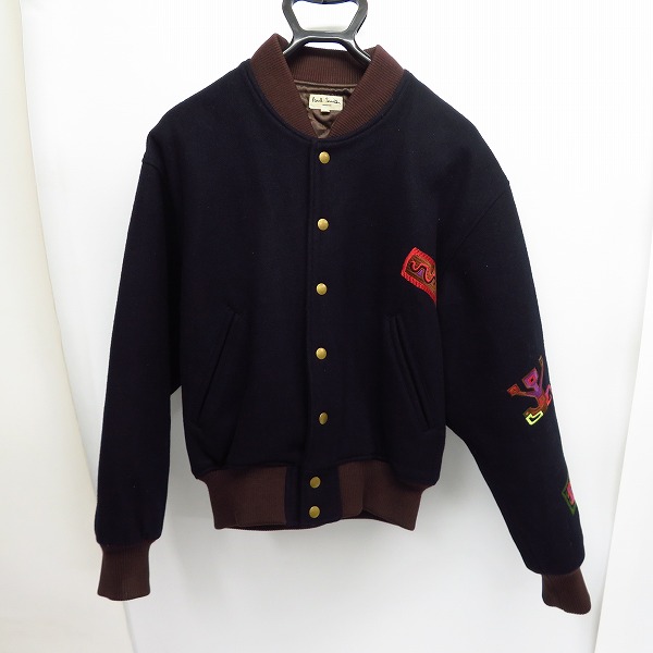 Paul Smith LONDON ウール スタジャン ジャケット ネイビー M