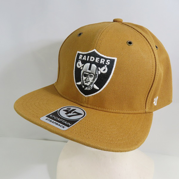 carhartt×Raiders×47/カーハート×レイダース NFL キャップ/帽子の買取