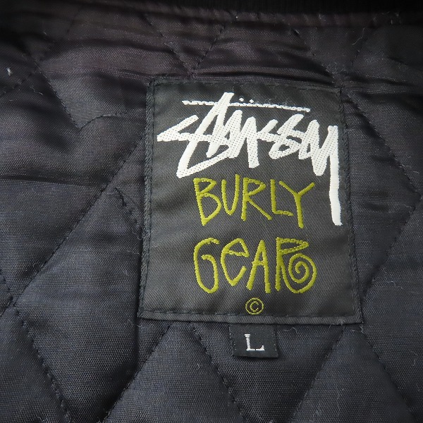 STUSSY/ステューシー OLD 80～90s USA製 BURLY GEAR/BURLY THREADS 袖