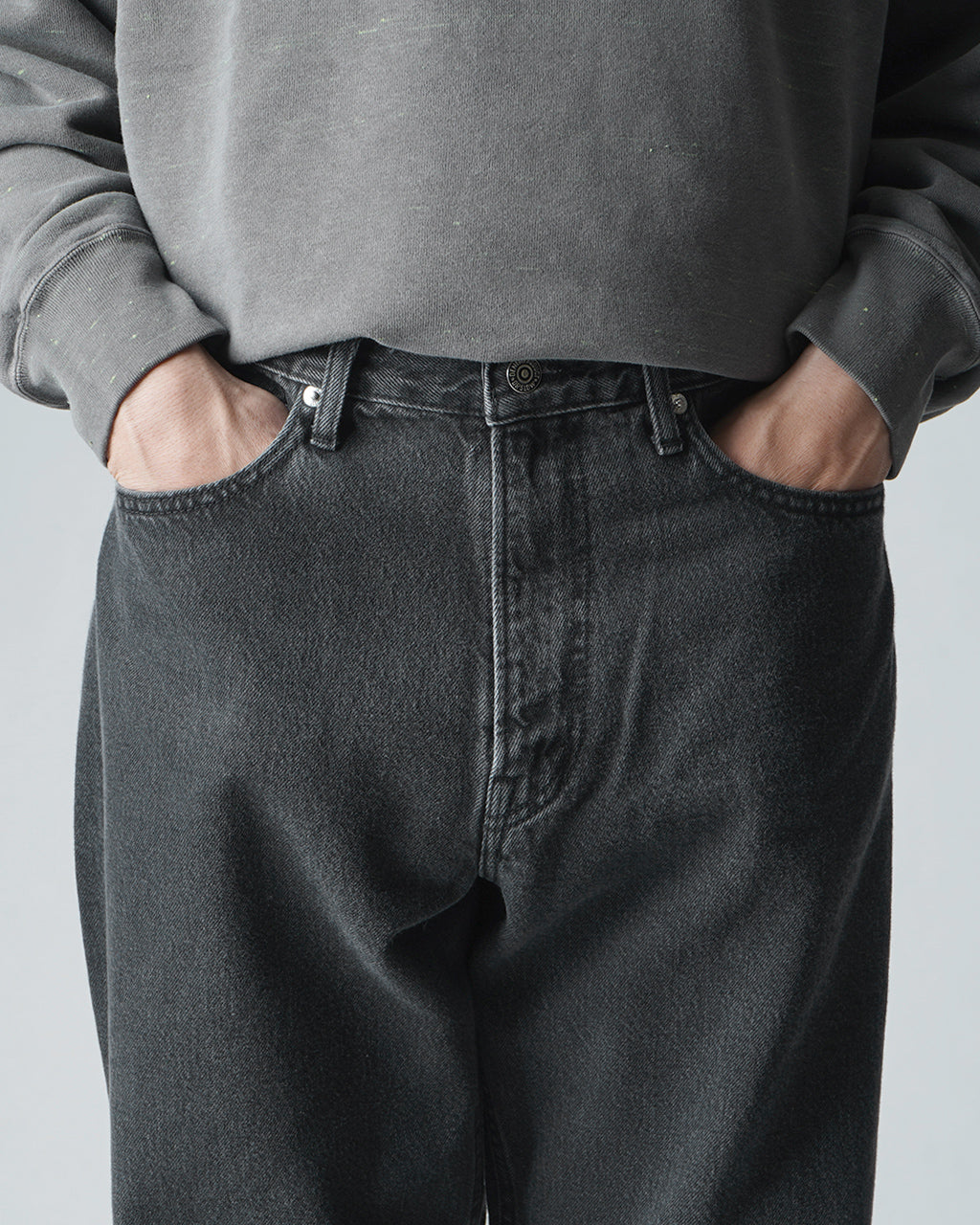 orSlow オアスロウ ブラックデニムパンツ 101 DAD'S FIT DENIM PANTS