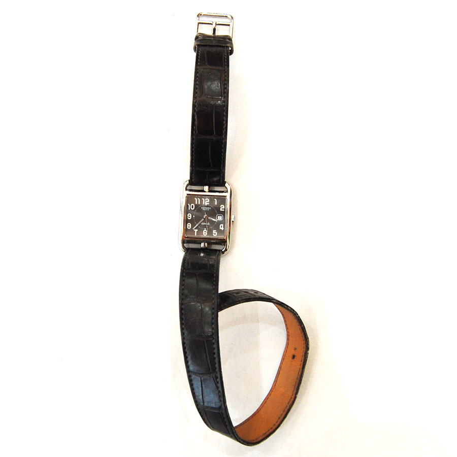 エルメス ケープコッド 交換用時計ベルトオーダー｜シュリンクレザー