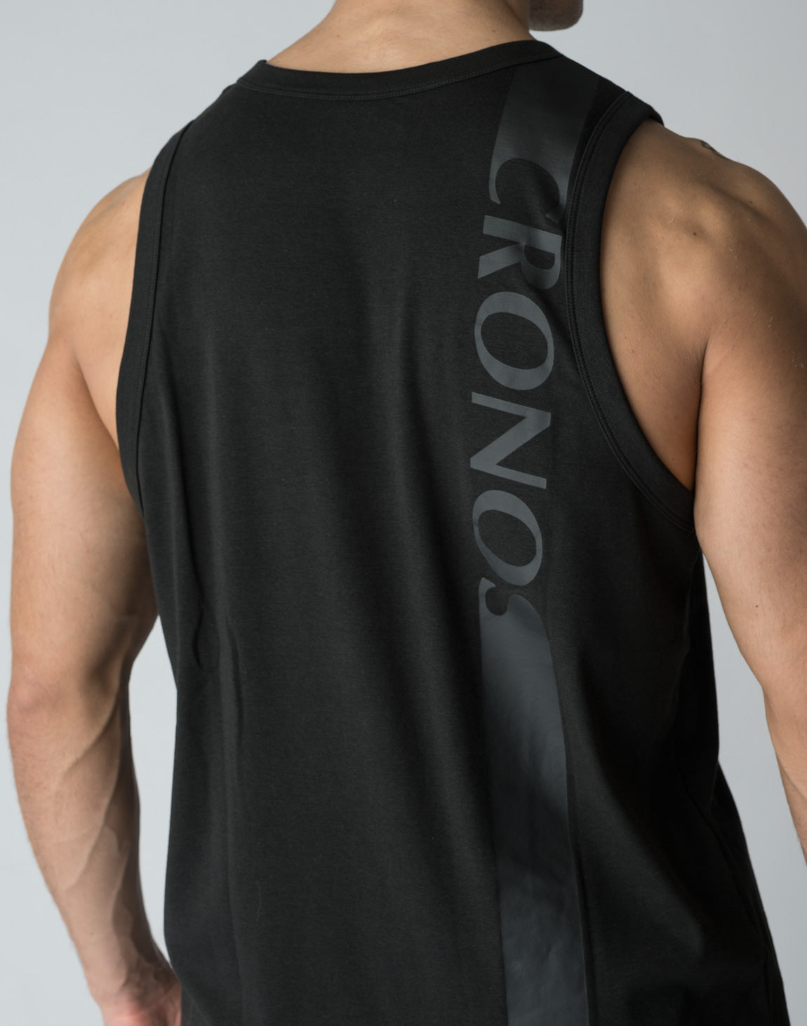CRONOS STRETCH FRIES TANKTOP【BLACK】