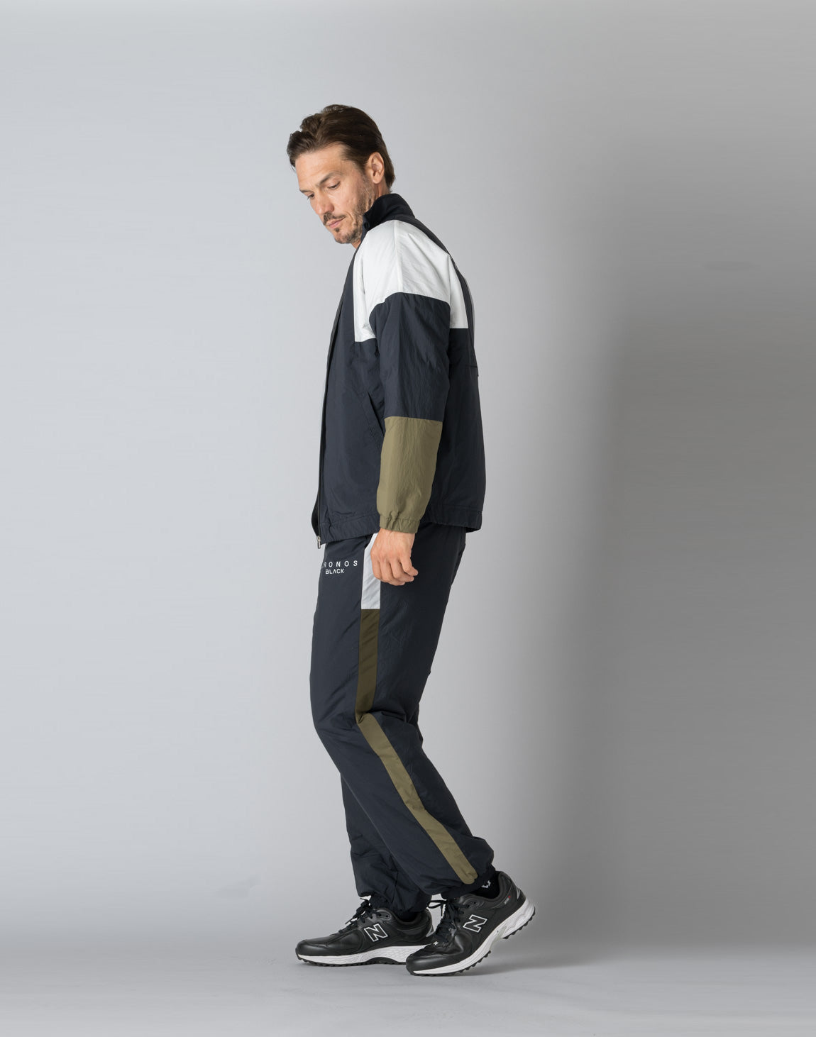 CRONOS BLACK STAND ZIP BLOUSON【BLACK】