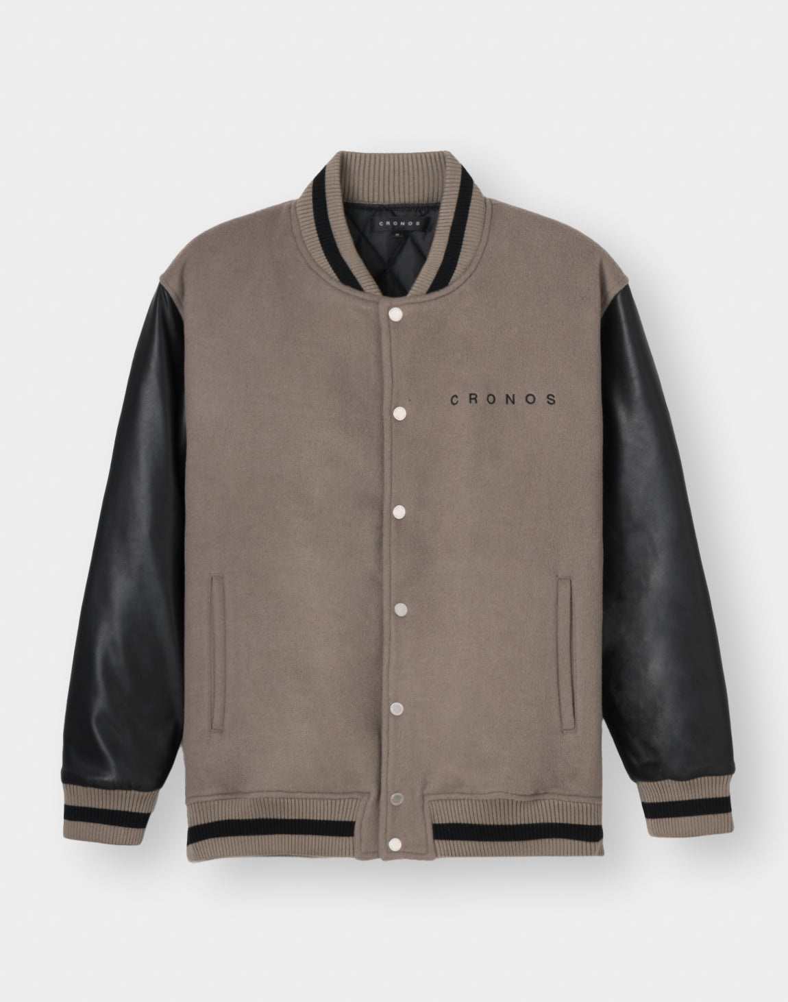 CRONOS STRETCH VARSITY JACKET [TAUPE]