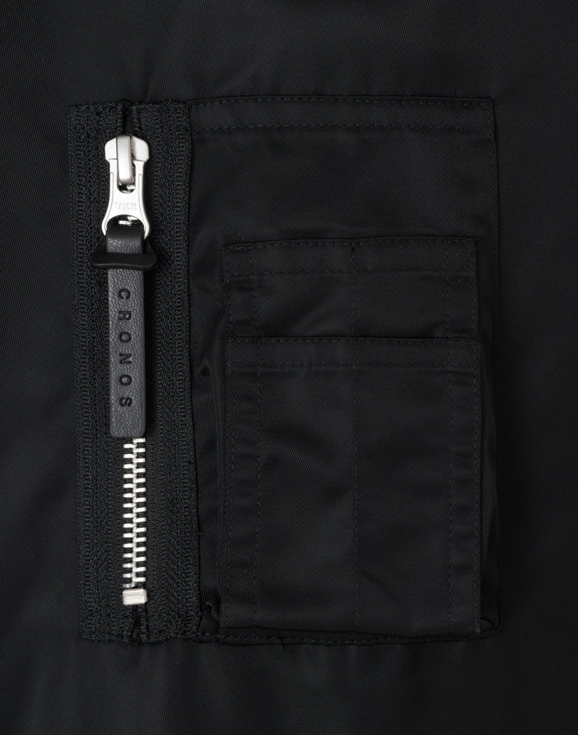 CRONOS BLACKLETTER MA-1 JACKET【BLACK】