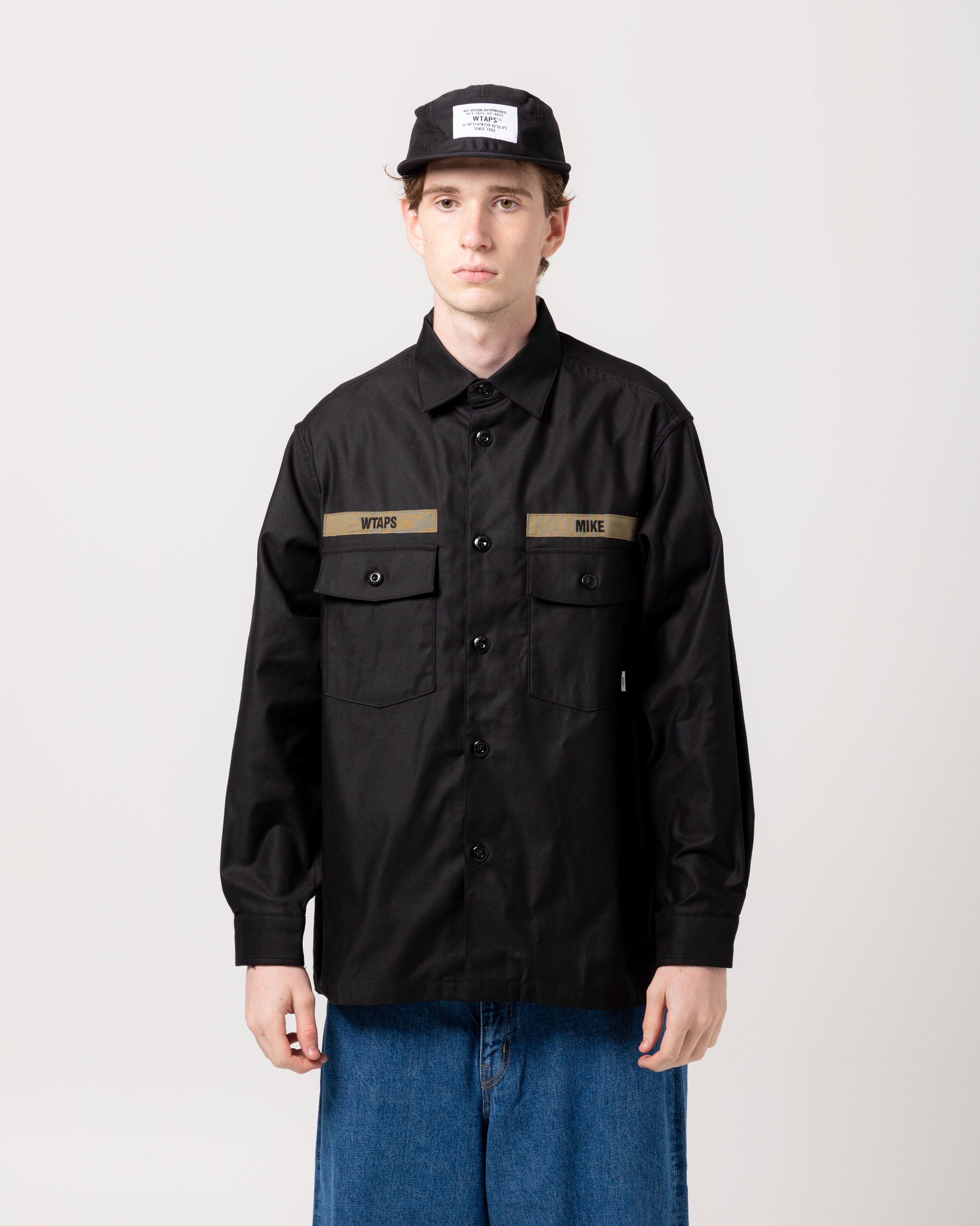 WTAPS CBW / LS / Cotton. Satin | Black