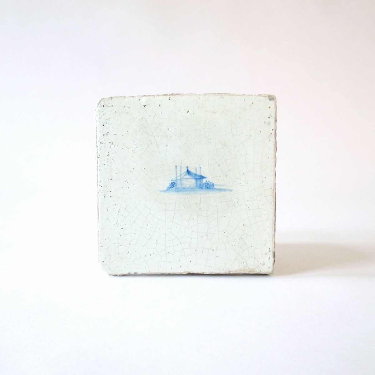 18世紀オランダ デルフトタイル 幾何学文 b ⁄ アンティーク 阿蘭陀 和蘭